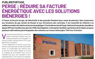 Chaudières à bois PERGE MC Classique de 20 à 40 kW thermosiphon